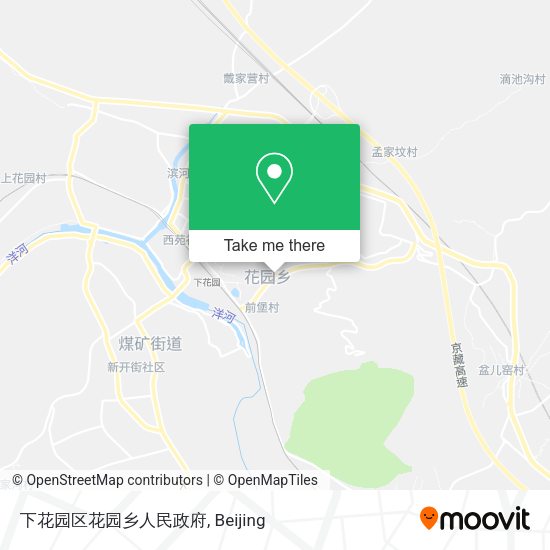 下花园区花园乡人民政府 map