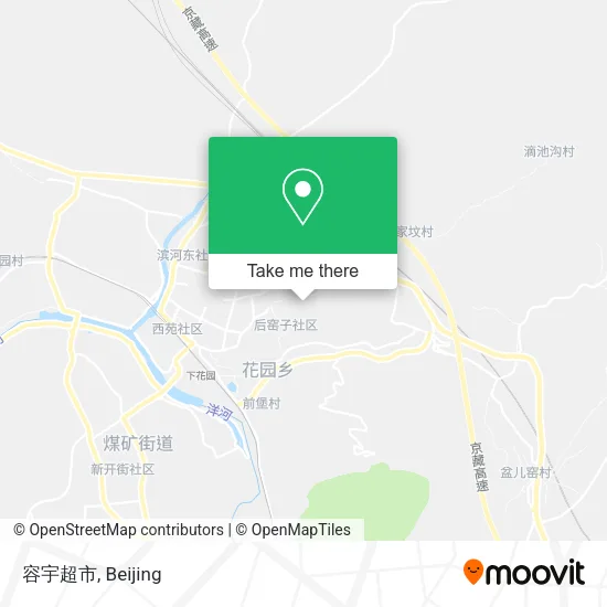 容宇超市 map