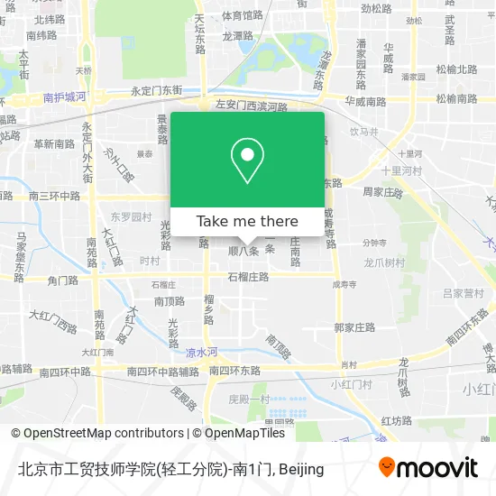 北京市工贸技师学院(轻工分院)-南1门 map