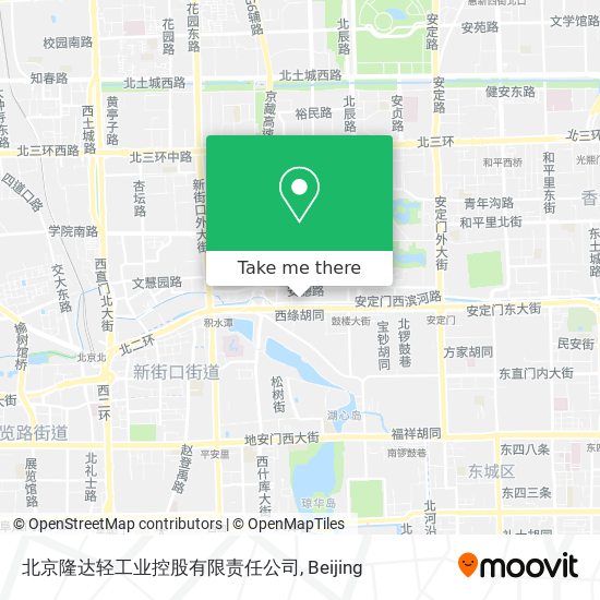 北京隆达轻工业控股有限责任公司 map