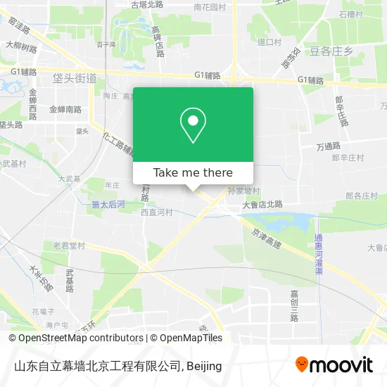 山东自立幕墙北京工程有限公司 map