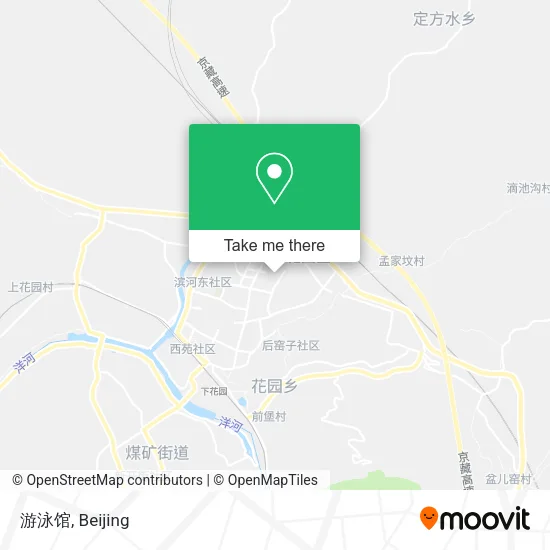 游泳馆 map