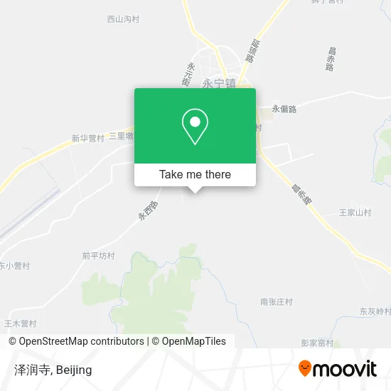 泽润寺 map