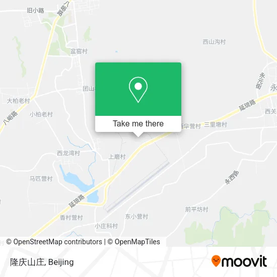 隆庆山庄 map