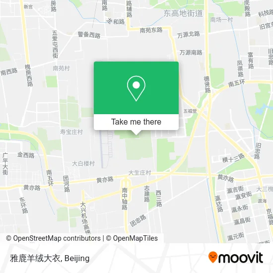 雅鹿羊绒大衣 map