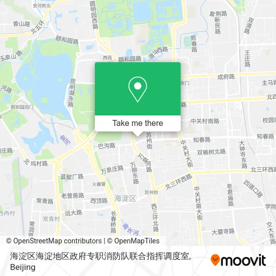 海淀区海淀地区政府专职消防队联合指挥调度室 map