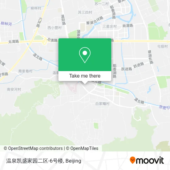 温泉凯盛家园二区-6号楼 map