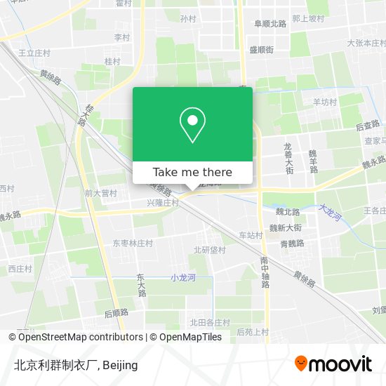 北京利群制衣厂 map