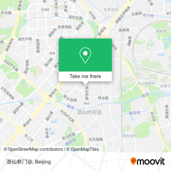 酒仙桥门诊 map