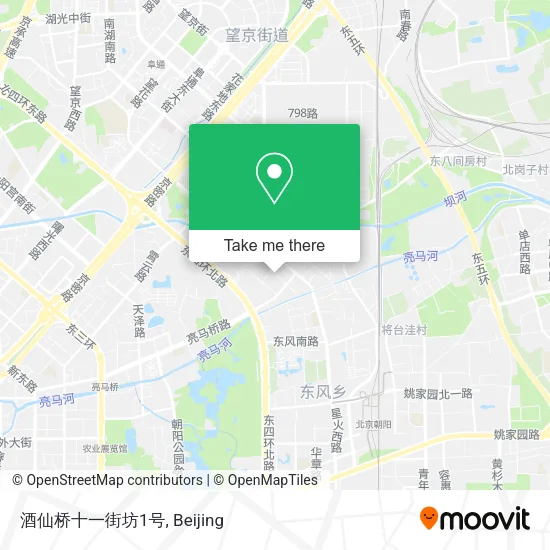 酒仙桥十一街坊1号 map