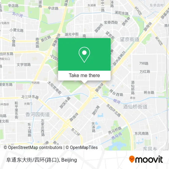 阜通东大街/四环(路口) map