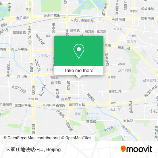 宋家庄地铁站-F口 map