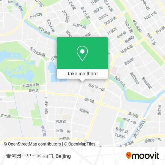 泰河园一里一区-西门 map