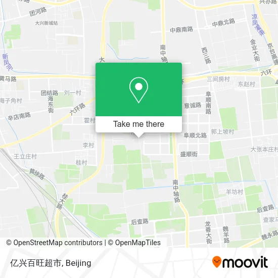 亿兴百旺超市 map