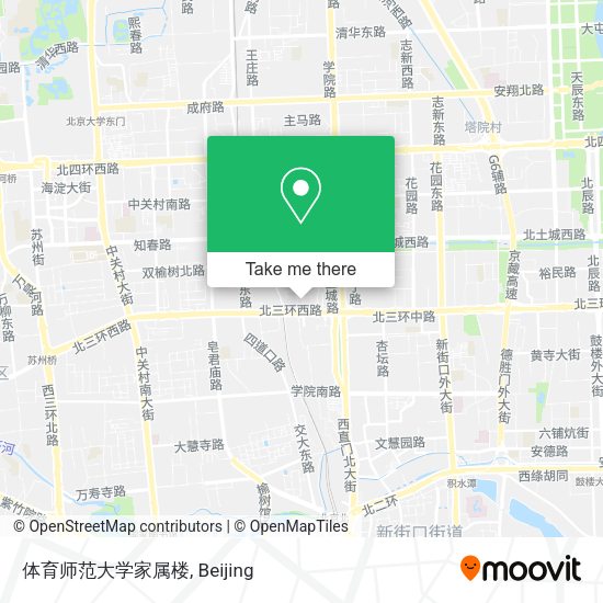 体育师范大学家属楼 map