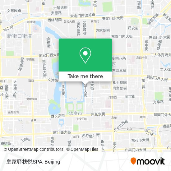 皇家驿栈悦SPA map