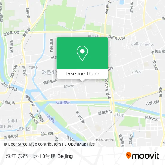 珠江·东都国际-10号楼 map