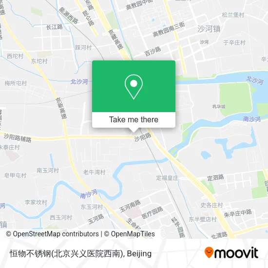 恒物不锈钢(北京兴义医院西南) map
