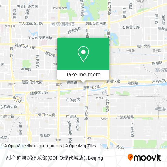 甜心豹舞蹈俱乐部(SOHO现代城店) map