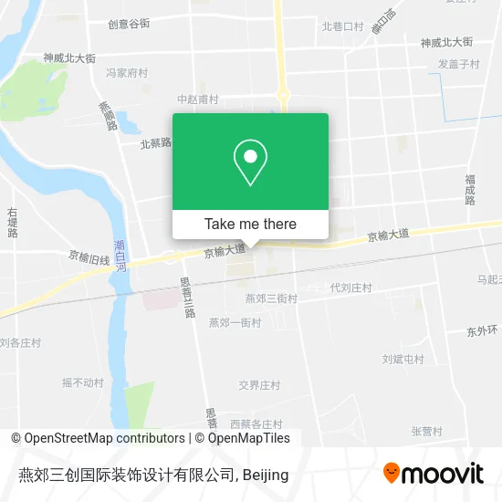 燕郊三创国际装饰设计有限公司 map