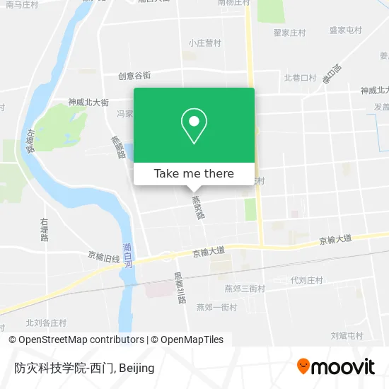 防灾科技学院-西门 map