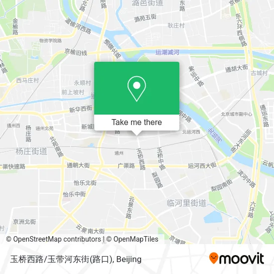 玉桥西路/玉带河东街(路口) map