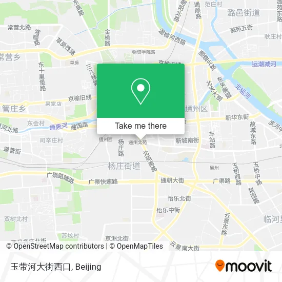 玉带河大街西口 map