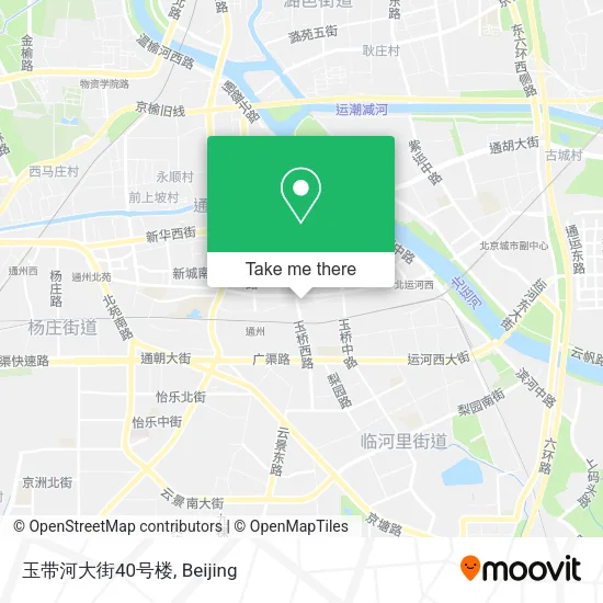 玉带河大街40号楼 map