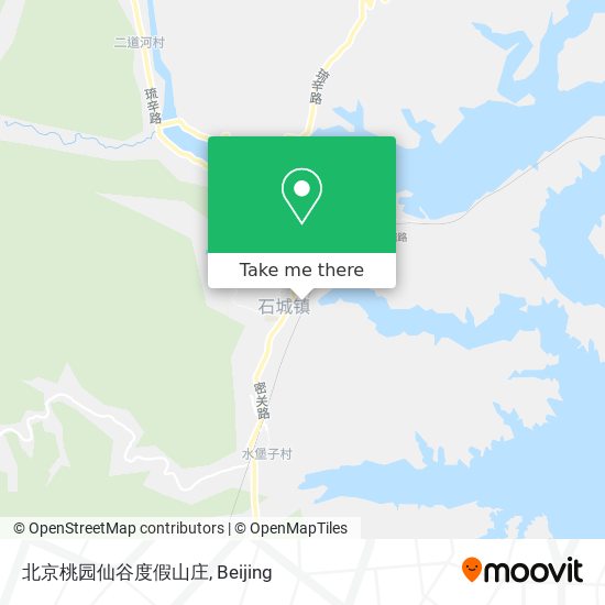 北京桃园仙谷度假山庄 map