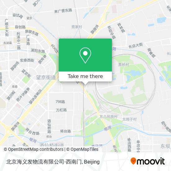 北京海义发物流有限公司-西南门 map