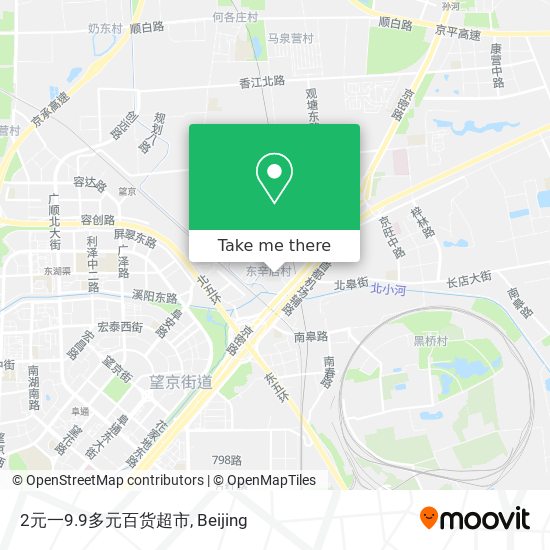 2元一9.9多元百货超市 map