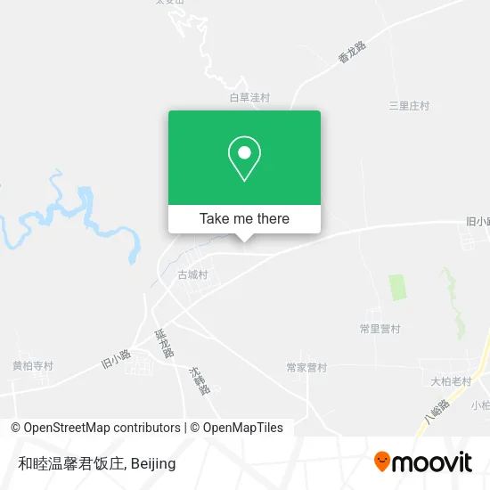 和睦温馨君饭庄 map
