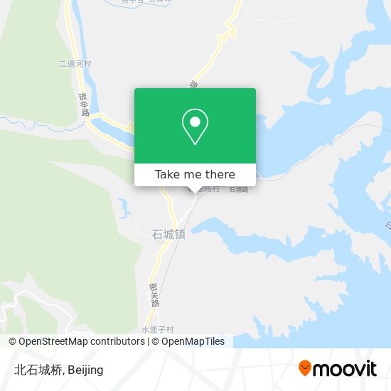 北石城桥 map