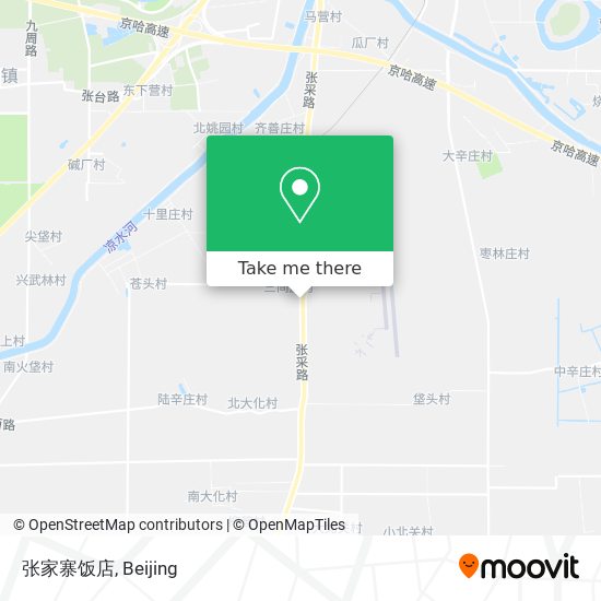 张家寨饭店 map
