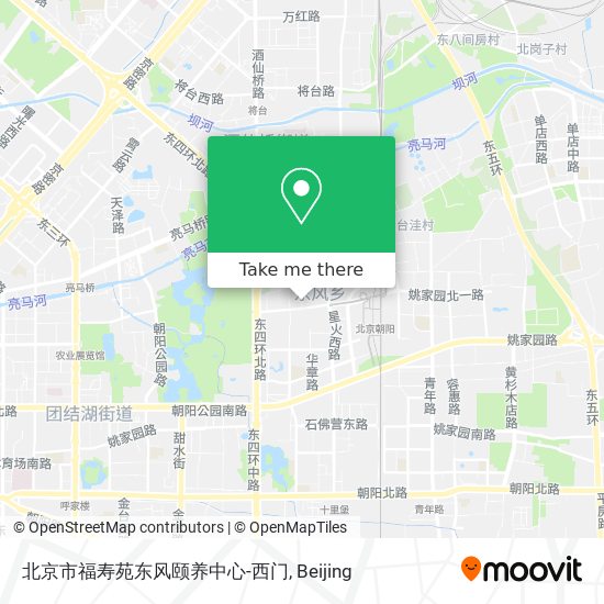 北京市福寿苑东风颐养中心-西门 map
