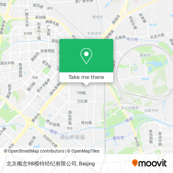 北京概念98模特经纪有限公司 map