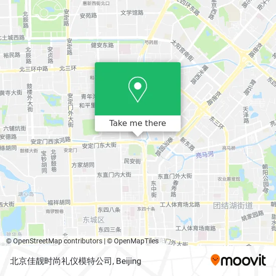 北京佳靓时尚礼仪模特公司 map
