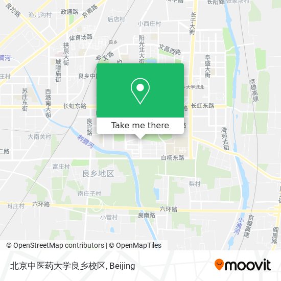 北京中医药大学良乡校区 map