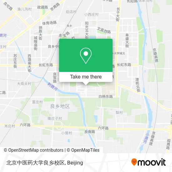 北京中医药大学良乡校区 map