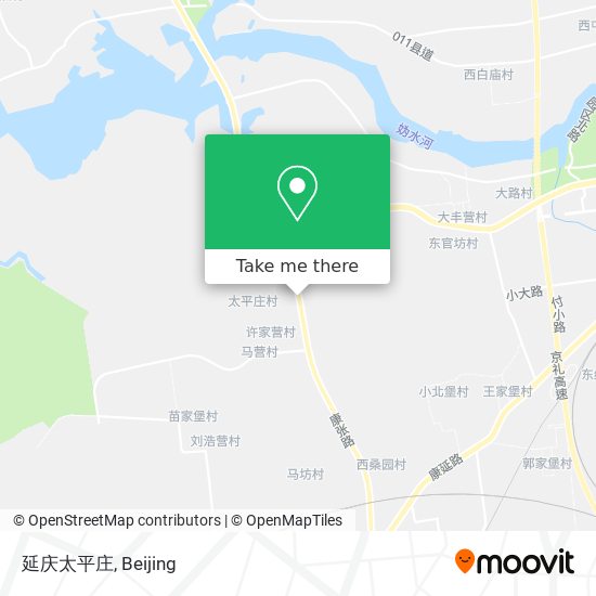 延庆太平庄 map