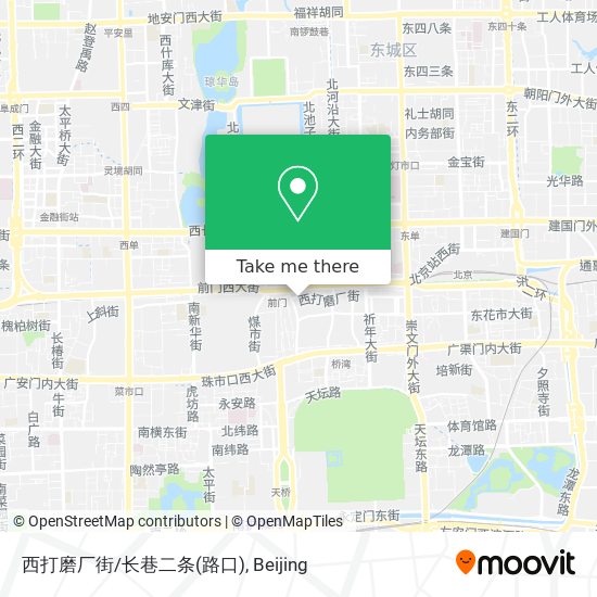 西打磨厂街/长巷二条(路口) map