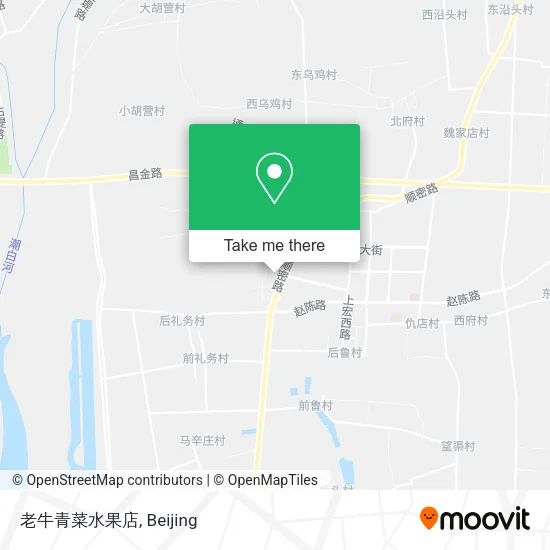老牛青菜水果店 map