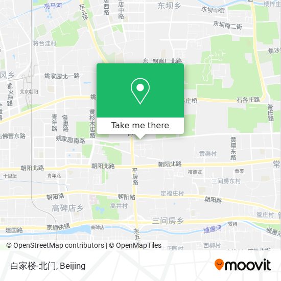 白家楼-北门 map