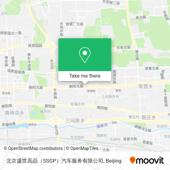 北京盛世高品（SSGP）汽车服务有限公司 map