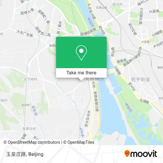 玉皇庄路 map