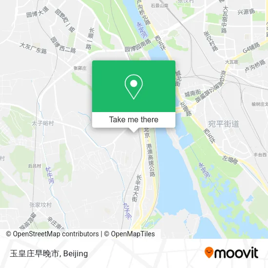 玉皇庄早晚市 map