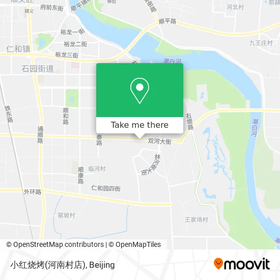 小红烧烤(河南村店) map