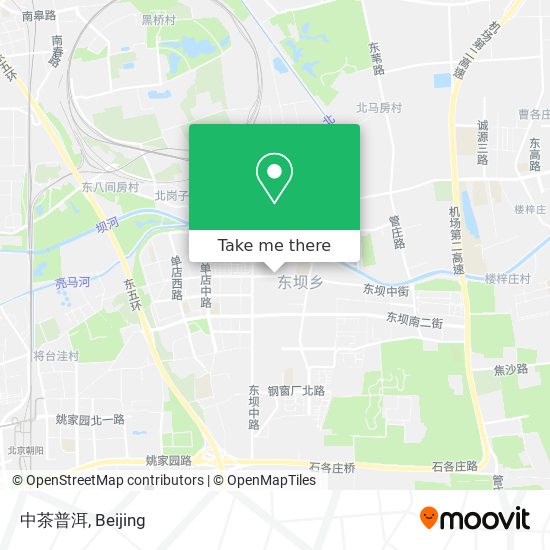 中茶普洱 map