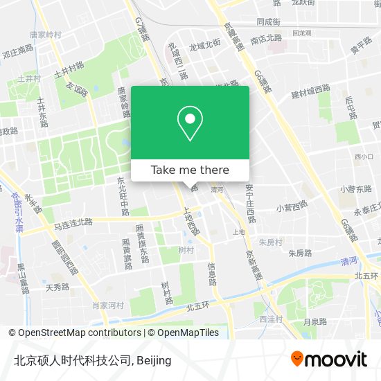 北京硕人时代科技公司 map