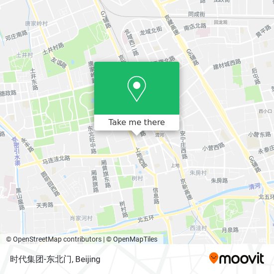 时代集团-东北门 map
